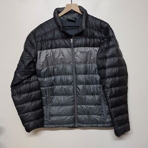 Marmot Ares 600 Fill Down Puffer Jacket Men's Steel Onyx/Black Sz L